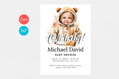 Baby Shower Invitation Template 284 Product Image 1