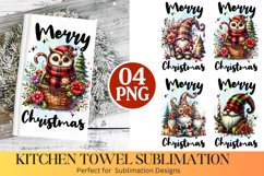 Merry Christmas, Kitchen Towel - Christmas Towel Design Product Image 1