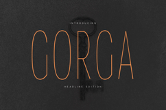 Gorga Modern Condensed Headline Font Product Image 1