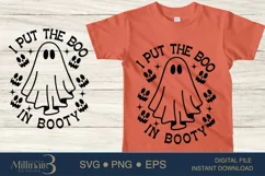 I Put The Boo In Booty SVG PNG Sublimatin |I Put The Boo In Product Image 1
