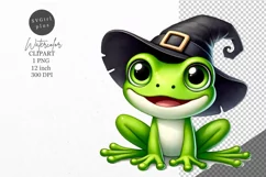 Halloween clipart, Frog clipart, Autumn clipart Product Image 1