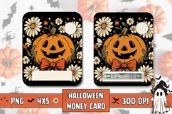 Retro Halloween Money Card, Printable Halloween Money Card Product Image 1