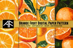 Orange Fruit Digital Paper Patterns Product Image 1