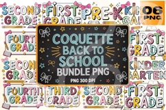 Coquette Back to School PNG Bundle Product Image 1