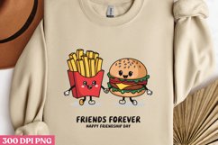 FRIENDS FOREVER Happy PNG, Friendship Sublimation PNG Product Image 2