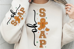 Oh Snap Gingerbread Christmas PNG, Oh Snap PNG, Christmas Product Image 1