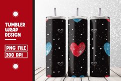 Heart Pattern Tumbler Warp Design Product Image 1