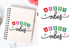 merry vibes svg design Product Image 1