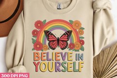 BELIEVE IN YOURSELF PNG, Positive Sublimation PNG Product Image 2
