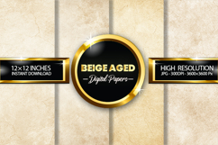 Beige Aged Digital Papers - 04 Variations Product Image 1