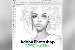 50 Procreate African Princesses Stamp Brushes Product Image 8