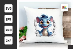 Cute baby dinosaur SVG, Cute baby dinosaur Clipart png Product Image 1
