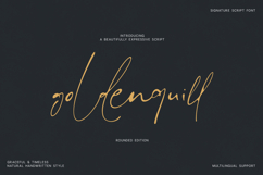 Glenquill Rounded Elegant Signature Script Font Product Image 1