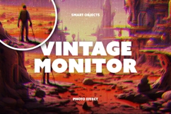 Vintage Crt Monitor Photo Effect Product Image 1
