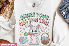 Shake your cotton tail PNG, Design Easter Sublimation PNG Product Image 2