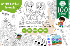 Garden coloring games and activities for kids Product Image 1