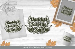 Daddy's Favorite Son Papercut Product Image 1