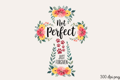 Not perfect, just PNG, Retro Easter Day Sublimation PNG Product Image 1