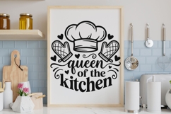 Queen Of The Kitchen Svg, Funny Kitchen Svg, Kitchen Sign. Product Image 2