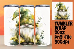 Spring Gnome Watercolor Tumbler Art Product Image 1