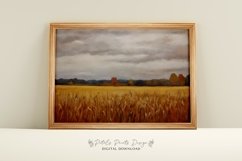 Fall Wall Decor Printable Field Still Life Painting Product Image 1