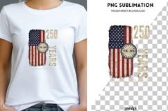250 Years USA PNG Sublimation | 17762026 Quarter Millennial Product Image 2