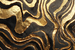 A luxurious gold and black abstract design Product Image 1
