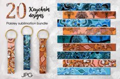 Paisley &amp; Boho style | Wristlet &amp; key chain design bundle Product Image 1