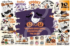 Halloween Goose PNG Bundle 10 Product Image 1