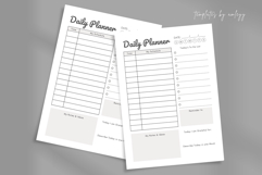 Minimal Daily Planner Template Canva | Simple Daily Schedule Product Image 1