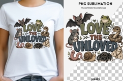 Unloved animals png design for T-shirts Product Image 1