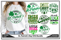 St. Patrick&#039;s Day SVG Bundle, Lucky Shamrock Svg Product Image 1