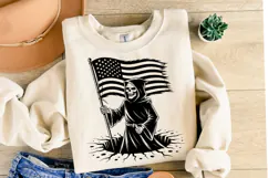 USA Grim Reaper Svg Design | Svg Cut Files | Shirt Svg Product Image 2