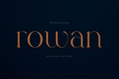 Rowan Elegant Modern Serif Display Font Product Image 1