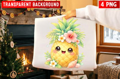 Cute Summer PNG | Turtle, Ice Cream, Juice &amp; Pineapple Product Image 2