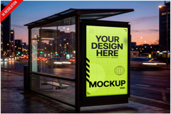 Bus Stop Mockup Product Image 1