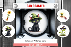 Botanical Witches Car Coaster Product Image 1