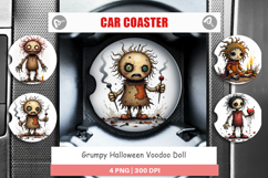 Car Coaster Grumpy Voodoo Doll Product Image 1