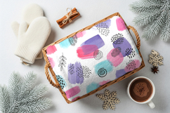 Light basket blanket mockup Product Image 2