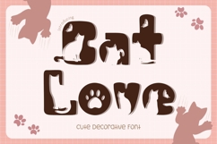 Cat Love - Decoratove Font Product Image 1