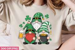 Gnomes with Beer and St. Patrick&#039;s PNG, ST PATRICKS DAY Drin Product Image 2