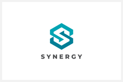 Synergy Letter S Hexagon Logo Design Vector Template Product Image 1