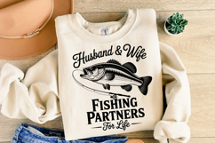 Husband &amp; Wife Fishing Partners Svg | Shirt Svg Product Image 2