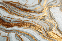 A marble surface with gold accents Product Image 1
