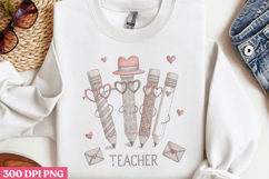 Teacher PNG, Retro Teacher Sublimation PNG Product Image 2
