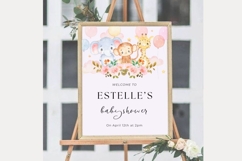 Baby Shower Welcome Template 60 Product Image 1