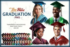 Graduation Portrait Clipart | 2023 Graduate PNG Product Image 1