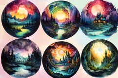 Fantasy Aurora Borealis, Fantasy Aurora Borealis Sublimation Product Image 2