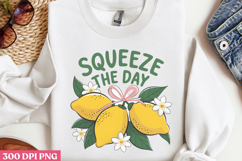 Squeeze The Day PNG, Coquette Bow Positive Fun Product Image 2
