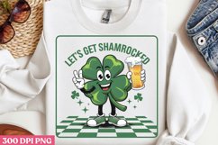 LET&#039;S GET SHAMROCKED PNG, ST PATRICKS DAY D Product Image 2